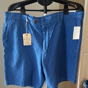 Brooks Brothers Vibrant Blue Flat Front Shorts